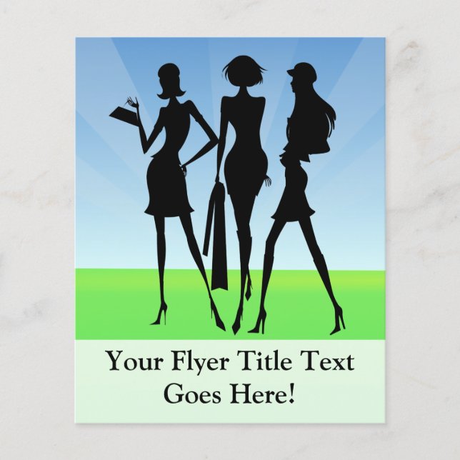 3 Kvinnovänner Flygblad (Framsidan)