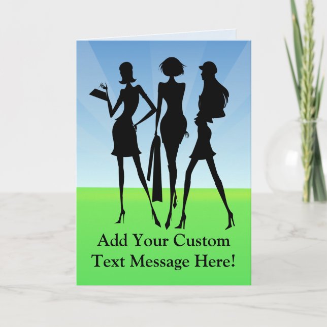 3 Kvinnovänner Kort (Framsida)