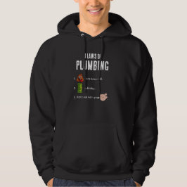 3 Lagar Om VVS Rolig VVS-present Tee Unisex Hoodie