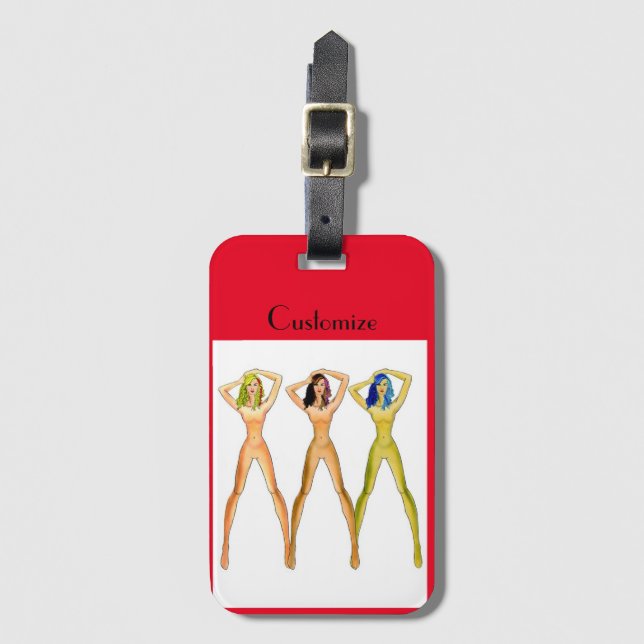 3 långbänkt Dam ständiga Thunder_Cove Bagagebricka (Framsida vertikal)