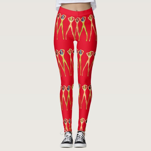 3 långbänkt Dam ständiga Thunder_Cove Leggings (Framsida)