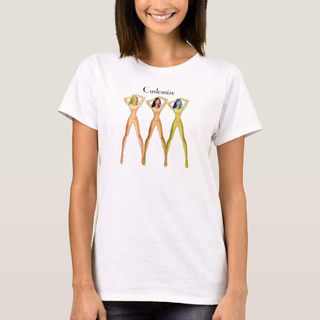 3 långbänkt Dam ständiga Thunder_Cove T Shirt (Framsida)