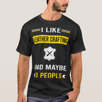 3 Ledig läderhantverksmässa T Shirt