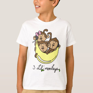 3 Li'l Monkey Tshirts och Gifts