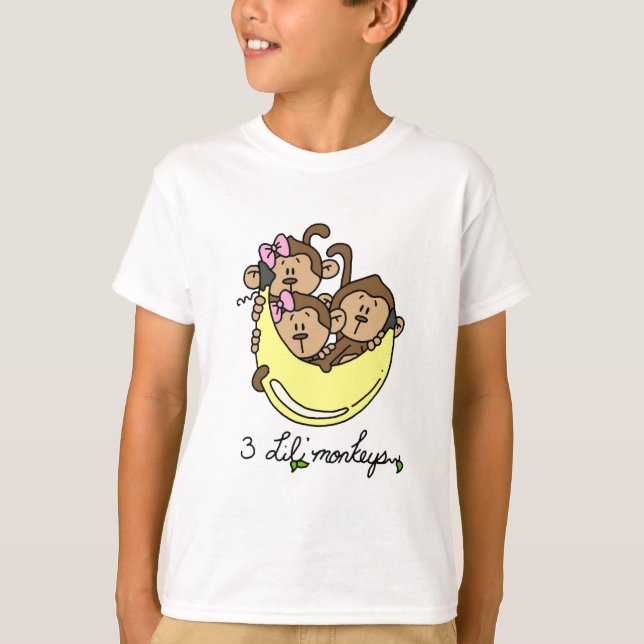 3 Li'l Monkey Tshirts och Gifts (Framsida)