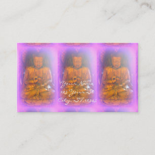 3 lila aura budget visitkort