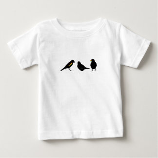 3 lite fåglar vid erndub tee shirt