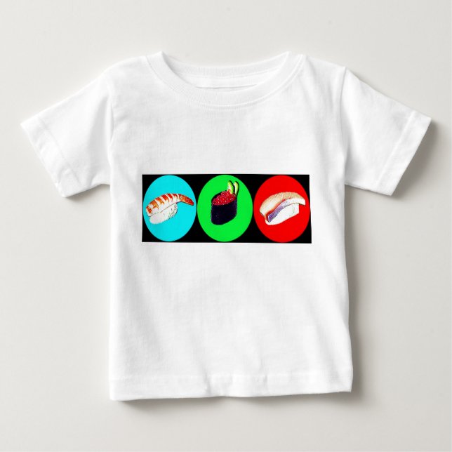 3 lite Sushies Tee Shirt (Framsida)