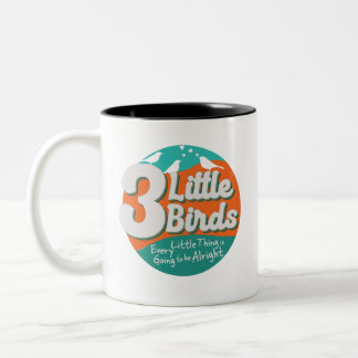 3 Little Birds Reggae Music Två-Tonad Mugg