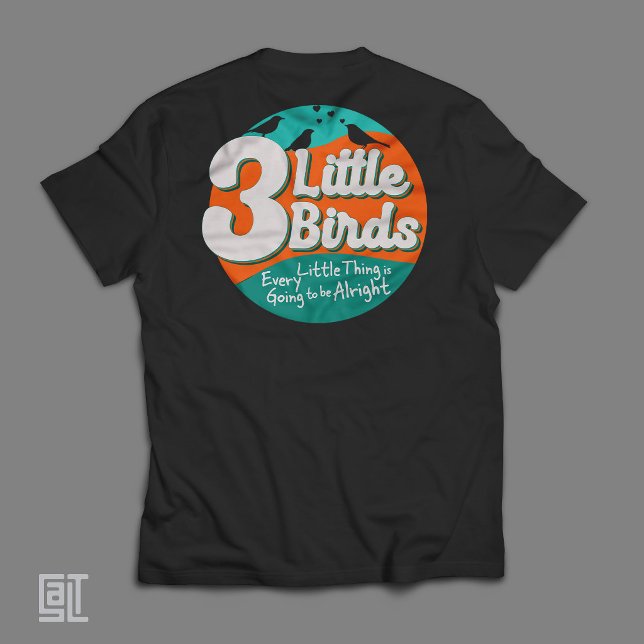 3 Little Birds Reggae Musik  T Shirt (Skapare uppladdad)