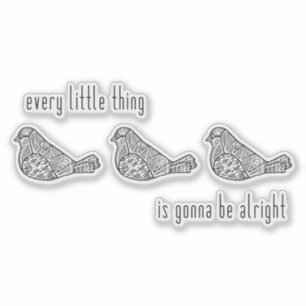 3 Little Birds Sticker Klistermärken
