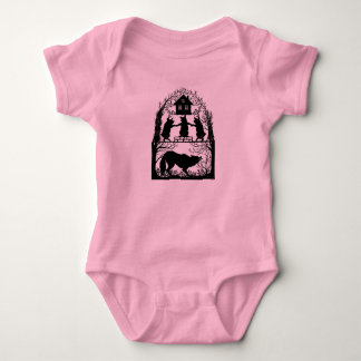 3 Little Pigs Baby Bodykostym T Shirt