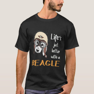 3 Livet är bara bättre med en Beagle T Shirt