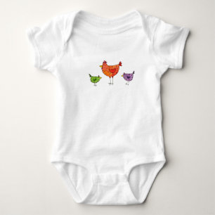 3 ljusa hönor tee