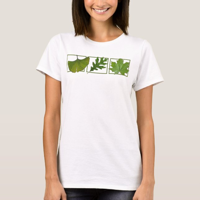 3 löv t-shirt (Framsida)
