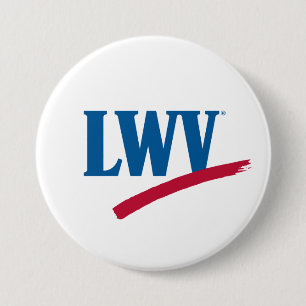 3" LWV-logotyprundan knäppas Knapp