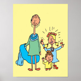 3 Lycklig Kvinnor poster