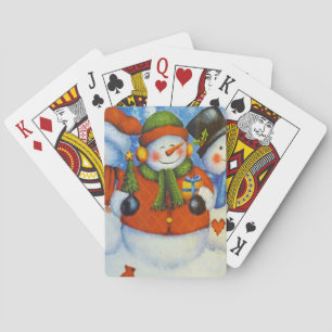 3 LYCKLIG SNÖGUBBAR KORTLEK