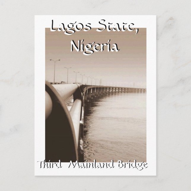 3 Mainland BridgeMOJISOLA A GBADAMOSI Vykort (Framsida)