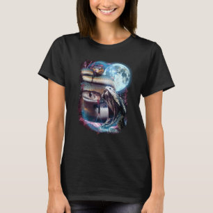 3 Måne Snake Squamata Reptile Animal T Shirt