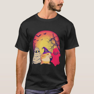 3 Marsvin Halloween Pumpa T Shirt