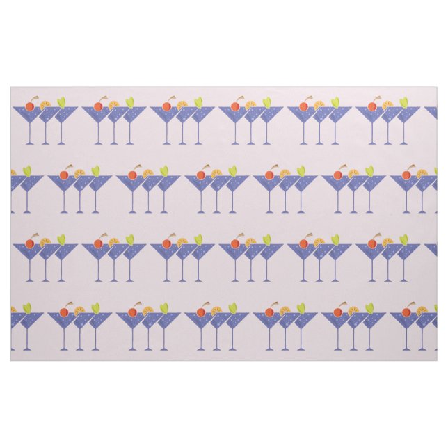 3 Martini Cocktails Thunder_Cove Tyg (Fat Quarter)