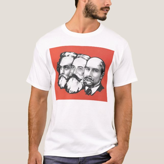 3 marxists t-shirt (Framsida)