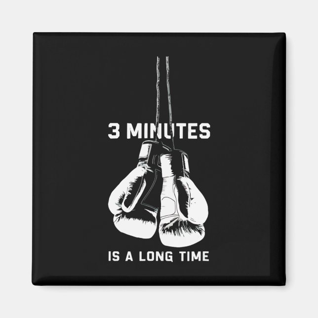 3 minuter är en lång stund boxning kickboxning rol magnet (Framsidan)