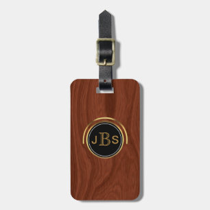 3 Monogrammed utöva exklusiv lyx för initialer Bagagebricka