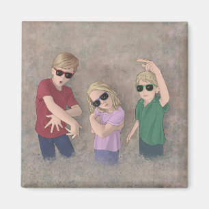 3 Munchkins Magnet