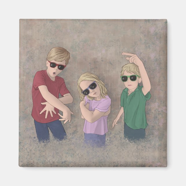 3 Munchkins Magnet (Framsidan)