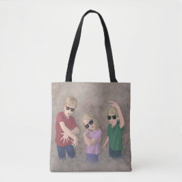 3 Munchkins Tote Bag Tygkasse