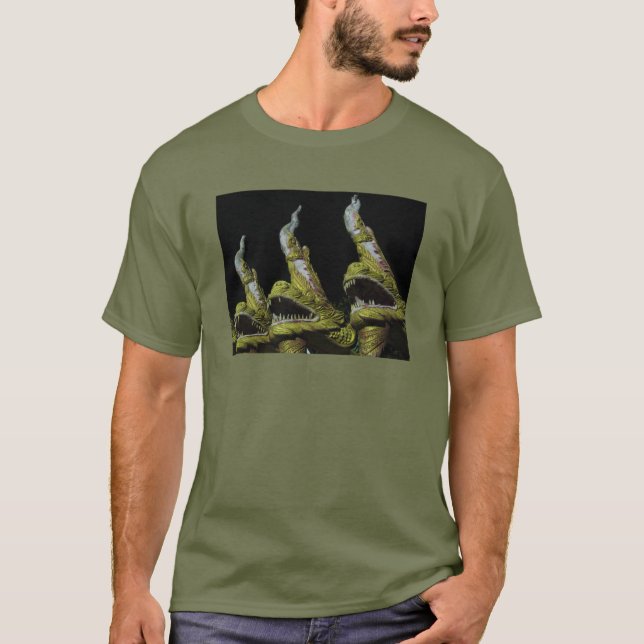 3 Nagas på natten Tee Shirt (Framsida)