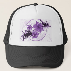 3 nätt blommor - lilor truckerkeps