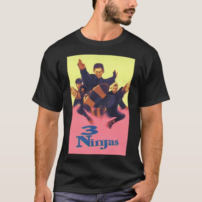 3 Ninjas Classic T-Shirt (Framsida)