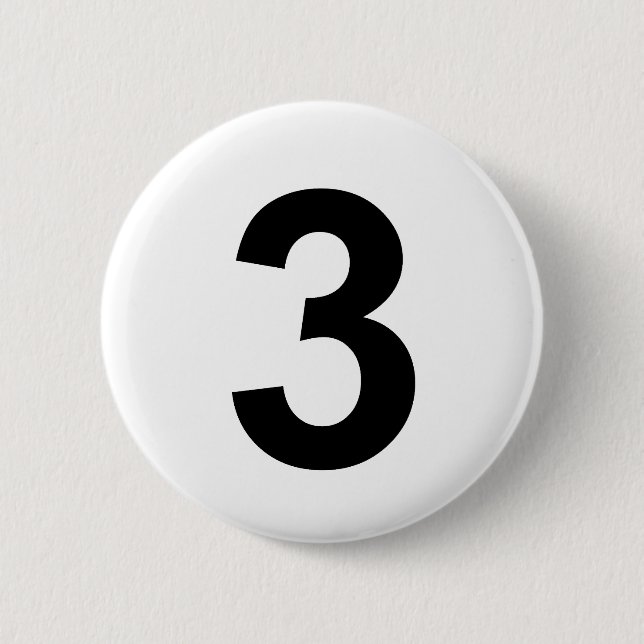 3 - nummer tre knapp (Framsida)
