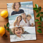 3 Ojämnt fotokollage - Funky Quadrilateral Art Kökshandduk<br><div class="desc">Använda tre vågrät- eller liggande foton och gör en unik och trendig fotokollage. Du måste välja dina foton noggrant. De måste vara vågrät - och välja subjekt-höger eller lämnas beroende på utrymmet. Om du vill flytta något runt klickar du på knappen Anpassa för att göra ändringar.</div>