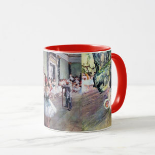 3 Olika Ballerinas av Edgar Degas Mugg