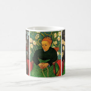 3 olika porträtt av Vincent van Gogh föreställande Kaffemugg