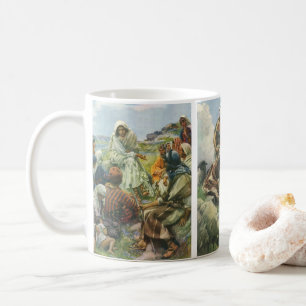 3 olika vintage religiösa mönster av Copping Kaffemugg