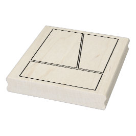 3 panel 2-1 tom bakgrundsruta för tecknad stämpel