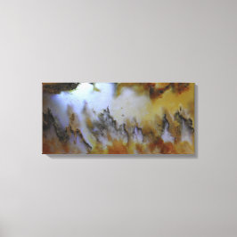 3-panelers Natural Mossy Agate Photo Canvastryck