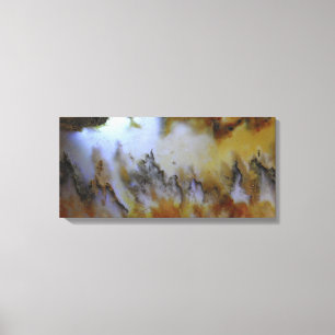 3-panelers Natural Mossy Agate Photo Canvastryck