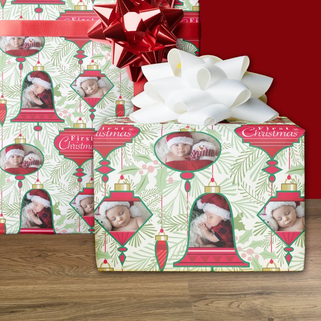 3 papper omslagning av fotojulmas presentpapper (Skapare uppladdad)