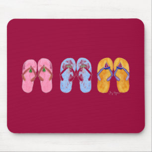 3 parar av flinflip flops Mousepad Musmatta