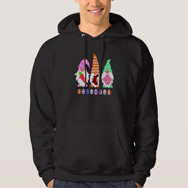 3 Påsk Gnomes Pastel Vår Bunny Hoodie (Framsida)