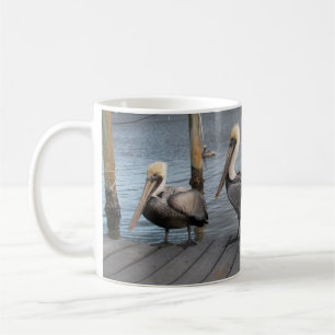 3 Pelikaner i rad Kaffemugg