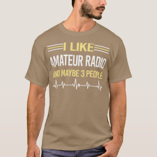 3 People Amateur Radio Ham Radio T Shirt