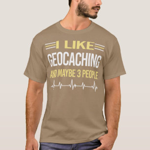 3 People Geocaching Geocache Geocacher T Shirt