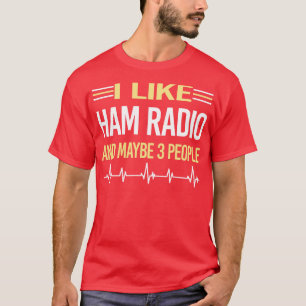3 People Ham Radio Amateur Radio T Shirt
